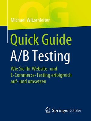 cover image of Quick Guide A/B Testing